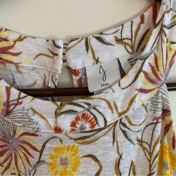 Joie prairie floral print summer tank top . - Picture 2 of 5